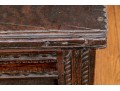 Antique British Carved Oak Coffer Chest, 18th Century