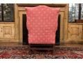 American Late Federal New England Upholstered Wingback Armchair, Ca. 1800-1820