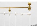 Antique Cast Iron And Brass Bed Frame #2