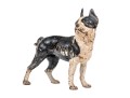 Antique Cast Iron Hand-painted Boston Terrier Doorstop