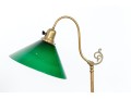 Antique Rembrandt Floor Lamp With Emeraldite Shade, Ca. 1920-30