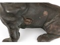 Cast Iron Seated Bulldog Form Door Stop