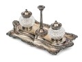 Horace Woodward & Co. LTD, Sterling Silver Ink Stand, London Ca. 1890