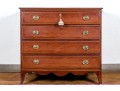 American Federal Cherry Chest Of Drawers, Probably Mid-Atlantic States, Ca. 1810-30