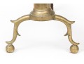 Pair Of American Federal Brass And Iron Andirons, Ca. 1800-1820