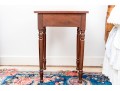 American Sheridan Cherry Single Drawer Work Stand, Ca. 1830-50 