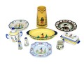 Collection Of Ten French Quimper Ceramics
