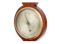 19th Century Mahogany Wheel Barometer