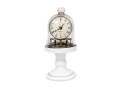 Terryville Mfg. Co., CT  Pedestal Clock With Cloche