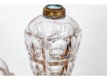 Group Of Four Crystal Whale Oil Lamps