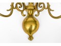 18th And 19th C. Brass Twin Light Sconces