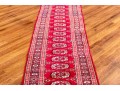 Hand-knotted Wool Bokhara Runner Carpet, 10'-1 X 2'-7
