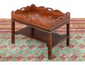 Handsomely Carved Mahogany Tray Top Table