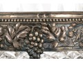 Cut Crystal Bowl In 800 Continental Silver Stand