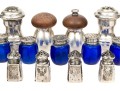 Collection Of 16 Salt And Pepper Casters, Some Sterling