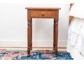 American Sheridan Cherry Single Drawer Work Stand, Ca. 1830-50 