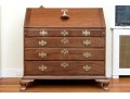 Classic Massachusetts Mahogany Chippendale Slant Front Desk, Ca. 1770-90