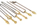 A Good Collection Of Six Fine Fireplace Tools: Double Lemon, Cannonball