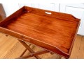 Large 19th Century Butlers Tray Top Table With Removable Tray