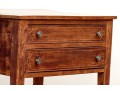 Federal Style Mahogany Inlaid Two Drawer Work Table