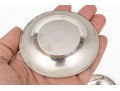 Set Of Five Continental 800 Silver Coasters, 7.4 Ozt.