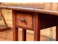 Antique Satinwood Inlaid Mahogany Gateleg Table, Ca. 1900-20