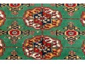 Hand-Knotted Wool Persian Bokhara Room Size Carpet, 10'-2 X 7'-4 1/4