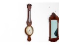 19th Century Mahogany Wheel Barometer By L. Barnasconi Of Bath