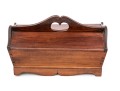 Pennsylvania Cherry Heart-Motif Cutlery Box, First Half 19th Century