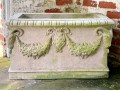 Pair Of Cast Stone Garden Planters