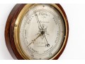 19th Century Mahogany Wheel Barometer By L. Barnasconi Of Bath