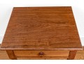 Antique American Single Drawer Walnut Side Table, Ca. 1830-50