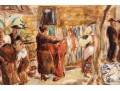 Theresa Bernstein (Polish-American, 1890-2002) Oil On Board, Rural Market With Figures