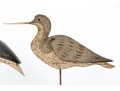 Two Carved And Hand-painted And Carved Shore Birds