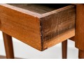 Antique American Single Drawer Walnut Side Table, Ca. 1830-50