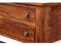 Federal Style Mahogany Inlaid Two Drawer Work Table