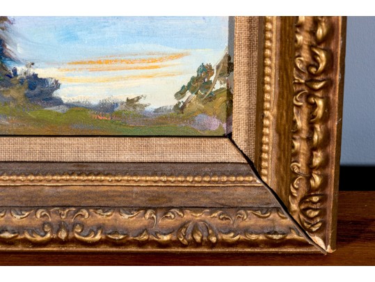 William A. Drake (Canadian-American, 1891-1979) Oil On Board, Landscape, 1969