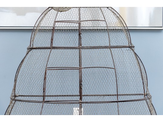 Fantastic Vintage Wire Birdcage With Removable Trays