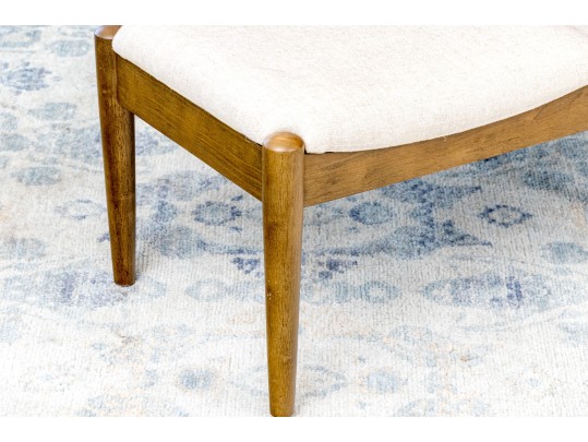 Stylish Mid-Century Modern Upholstered Bench