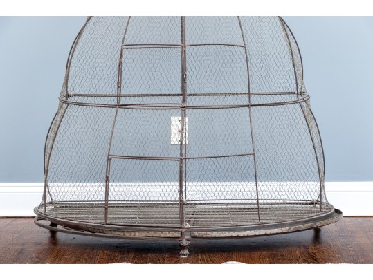 Fantastic Vintage Wire Birdcage With Removable Trays