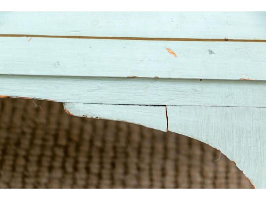 Fabulous Vintage Paint Finished Cedar Blanket Chest 
