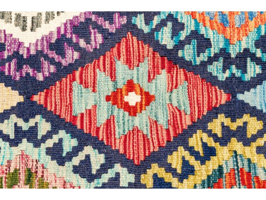 Hand Woven Wool Pakistan Kazak Carpet, 4' X 6', New