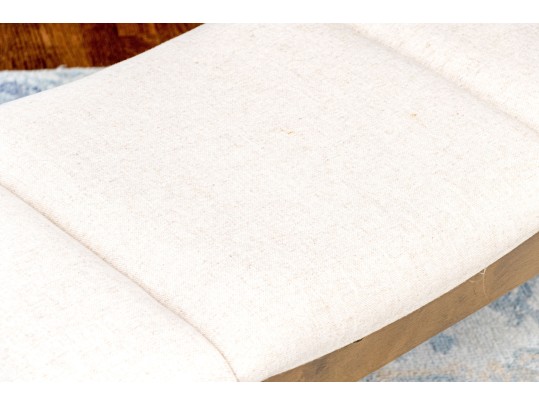 Stylish Mid-Century Modern Upholstered Bench