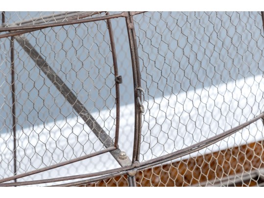 Fantastic Vintage Wire Birdcage With Removable Trays