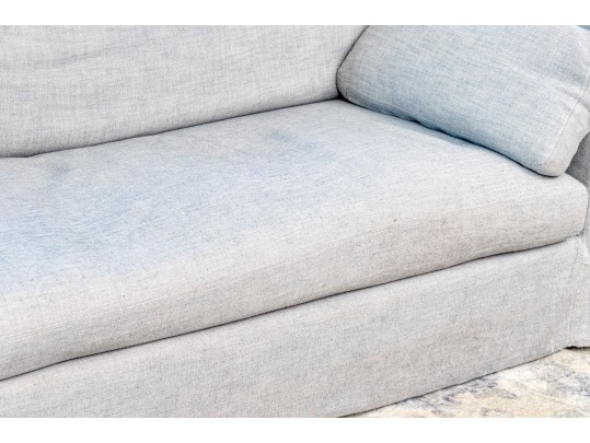 Restoration Hardware Belgian Classic Arm Roll Slip Covered Sofa