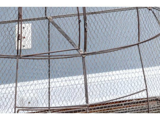 Fantastic Vintage Wire Birdcage With Removable Trays