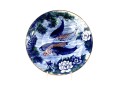 Large Japanese Sun Ceramics Toyo Koi Fish Charger, 16 1/2
