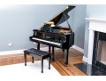 Pearl River Baby Grand Black Lacquered Piano With Piano Stool