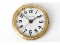 Tiffany & Co. Round Gold Tone Travel Alarm Clock