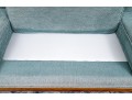 Vintage Wood Framed Upholstered Sofa